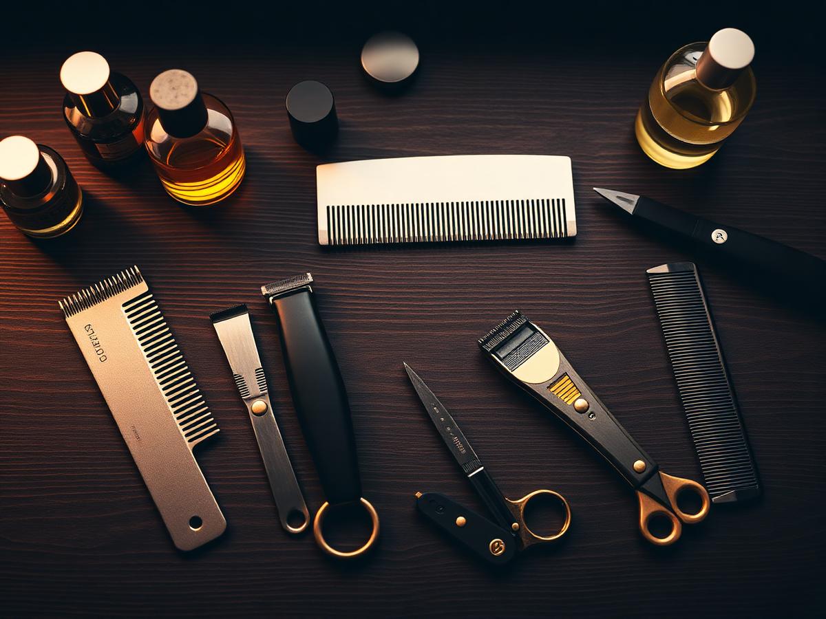 Ferramentas de barbearia
